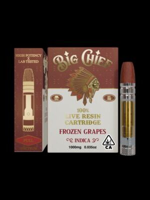 Big Chief Frozen Grapes – Premium THC Vape Cartridge