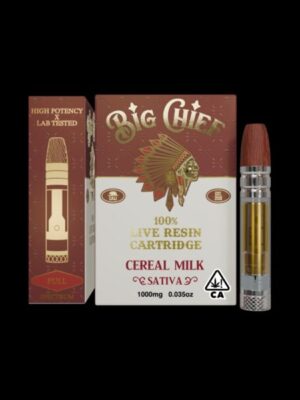 Big Chief Cereal Milk – Sweet Hybrid Vape Cartridge (1G)